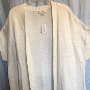 NWT cj banks short sleeve cardigan. Sz 1x